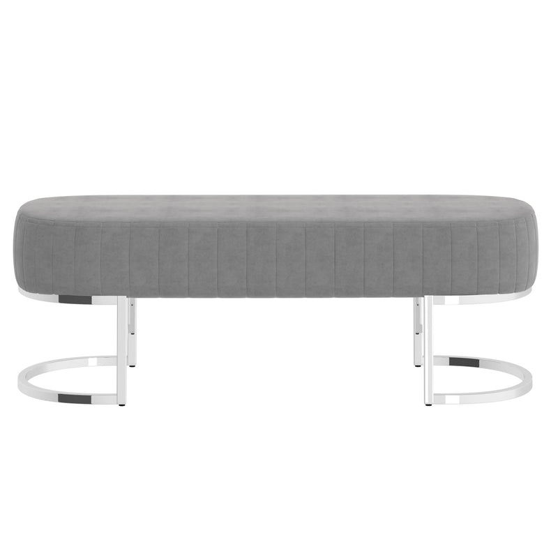 !nspire Zamora Bench 401-534GRY/CH IMAGE 4