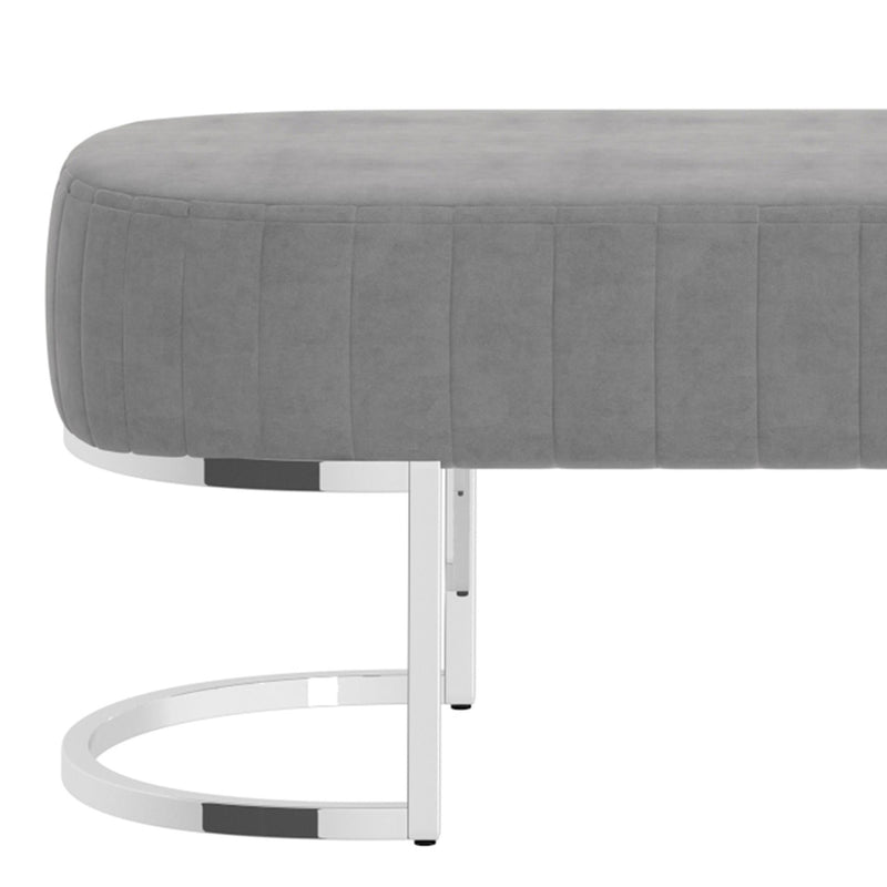 !nspire Zamora Bench 401-534GRY/CH IMAGE 7