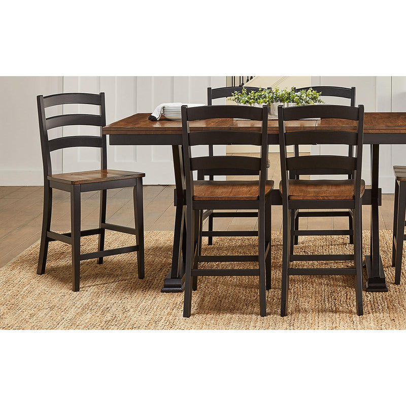 A-America Stormy Ridge STOBL355K Ladderback Stool IMAGE 3