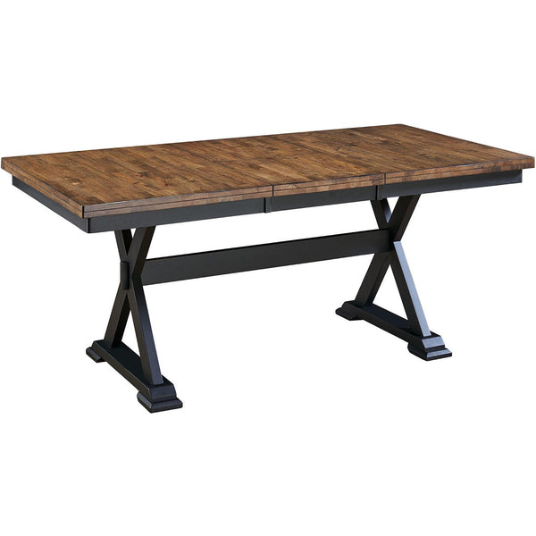 A-America Stormy Ridge STOBL6700 Gathering Height Trestle Table IMAGE 1