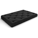  IFDC 8" A Superior Futon Mattress- Black IMAGE 1