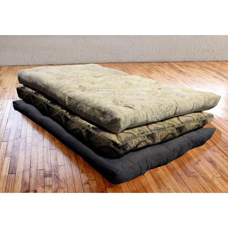 IFDC Futon Mattress 8" D Promotional Futon Mattress- Blue IMAGE 1