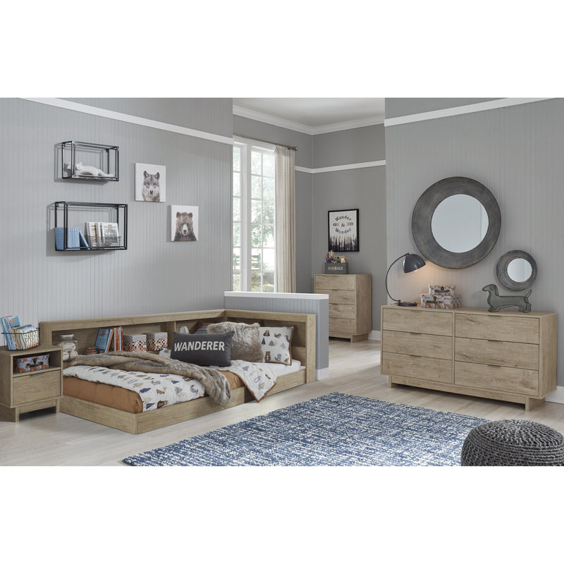 Signature Design by Ashley Oliah Twin Bookcase Bed with Storage EB2270-163/EB2270-182 IMAGE 5