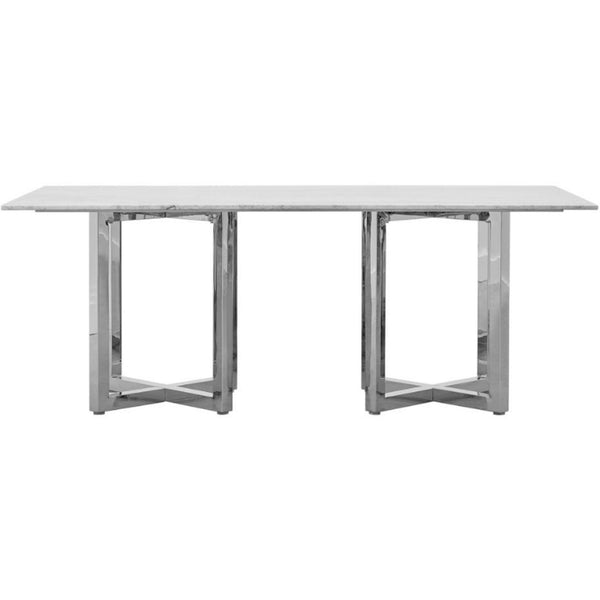  Modus Furniture International Amalfi Dining Table with Marble Top and Pedestal Base 1AJ5617M IMAGE 1