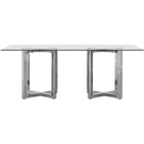  Modus Furniture International Amalfi Dining Table with Glass Top and Pedestal Base 1AJ5617G IMAGE 1