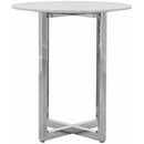  Modus Furniture International Round Amalfi Pub Height Dining Table with Marble Top and Pedestal Base 1AJ5633M IMAGE 1