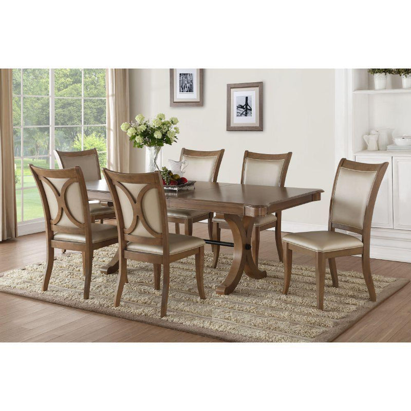 Acme Furniture Harald Dining Table with Trestle Base 71765 IMAGE 6