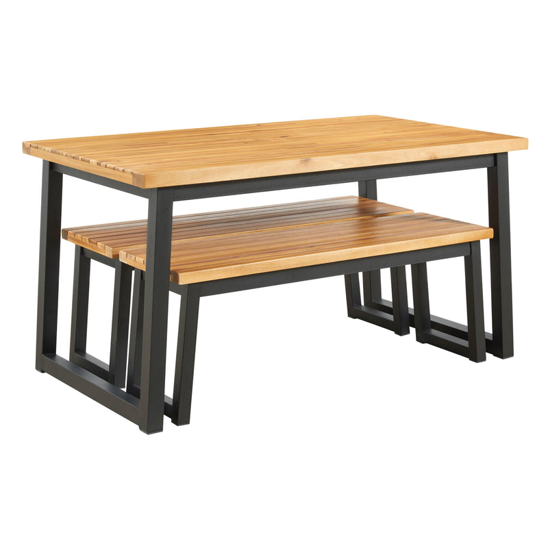 Signature Design by Ashley Town Wood P220-115 Dining Table Set IMAGE 2