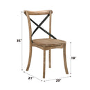 Acme Furniture Kendric 71777 Side Chair - Rustic Oak IMAGE 6