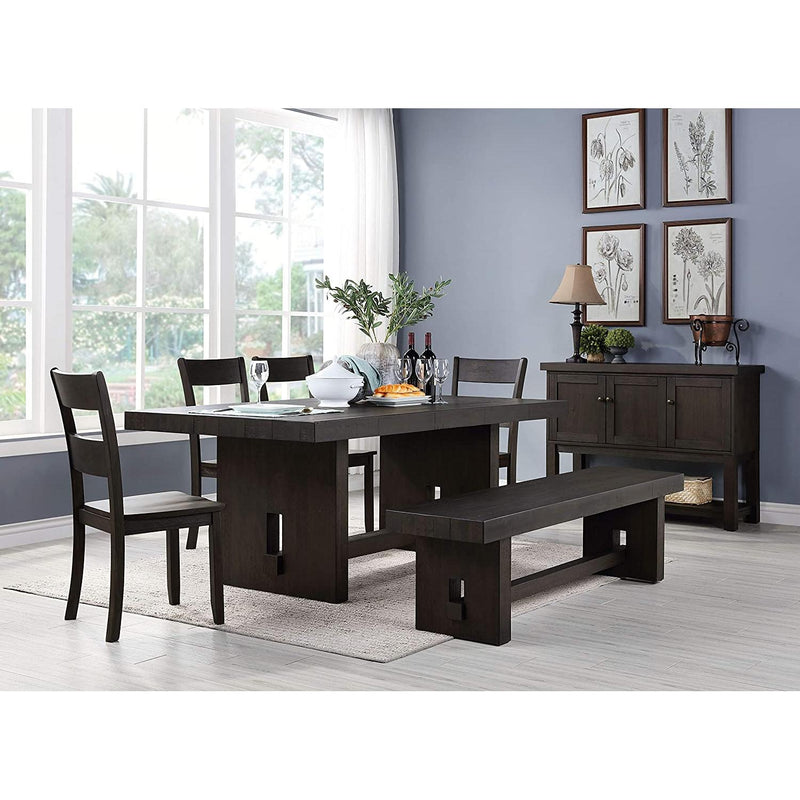 Acme Furniture Haddie Dining Table with Trestle Base 72210 IMAGE 4