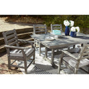  Signature Design by Ashley Visola P802-625 Rectangular Dining Table with Umbrella Option IMAGE 8