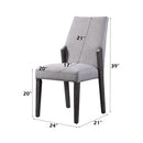 Acme Furniture Belay 72292 Side Chair - Grey Oak IMAGE 2