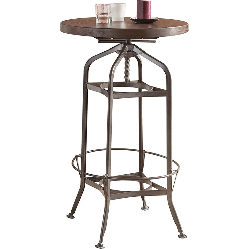 Acme Furniture Round Kaeso Pub Height Dining Table 72380 IMAGE 1