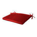 C.R. Plastic Products SC21 Pub/Dining Seat Cushion - Canvas Jockey Red IMAGE 1