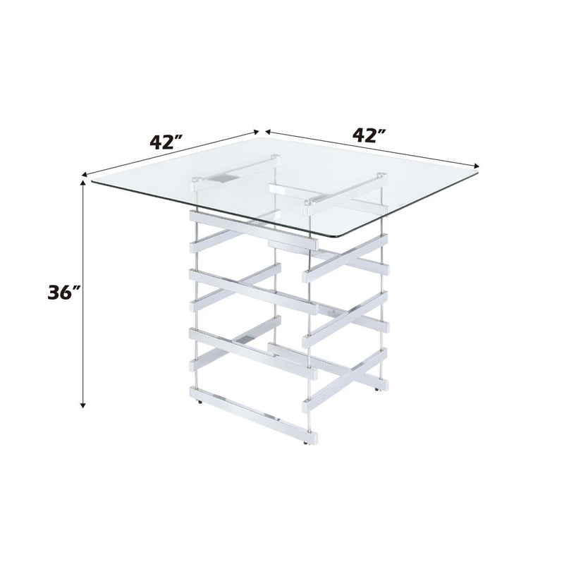 Acme Furniture Nadie 72590 Counter Height Table IMAGE 4