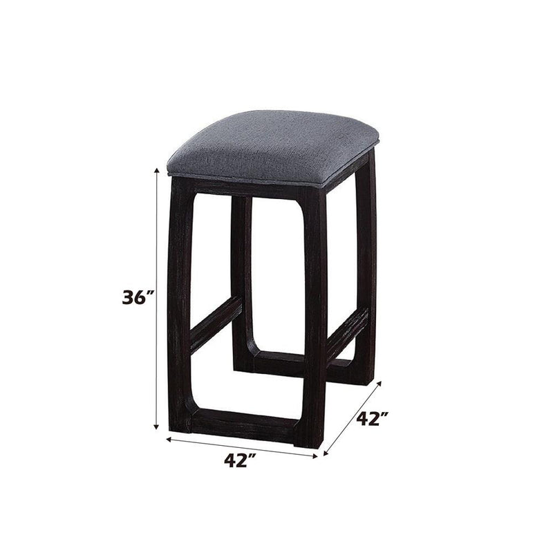 Acme Furniture Razo 72935 Counter Height Table with Marble Top IMAGE 3