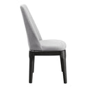 Acme Furniture Madan 73172 Side Chair - Light Gray Linen & Gray Oak IMAGE 4