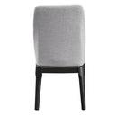 Acme Furniture Madan 73172 Side Chair - Light Gray Linen & Gray Oak IMAGE 5