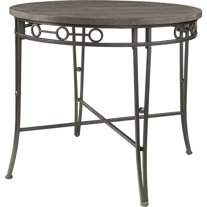 Acme Furniture Round Landis Counter Height Dining Table 73180 IMAGE 2