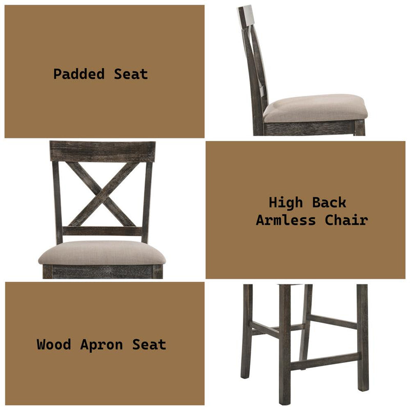 Acme Furniture Martha II 73832 Counter Height Chair IMAGE 6