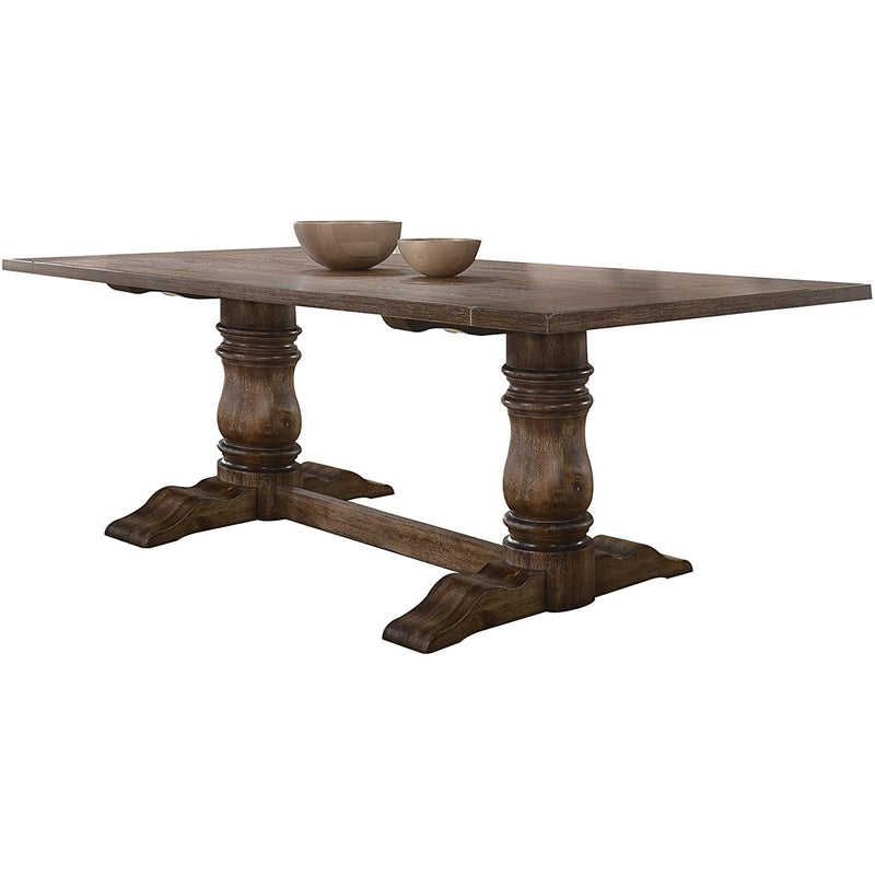 Acme Furniture Leventis Dining Table with Trestle Base 74655 IMAGE 1