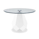 Acme Furniture Chara 74925 Dining Table - White High Gloss IMAGE 2