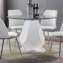 Acme Furniture Chara 74925 Dining Table - White High Gloss IMAGE 4