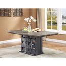 Acme Furniture Cargo 77900 Dining Table - Gunmetal IMAGE 1