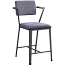 Acme Furniture Cargo 77907 Counter Height Chair - Gunmetal IMAGE 1