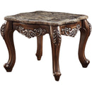 Acme Furniture Latisha 82147 End Table - Marble & Antique Oak IMAGE 1