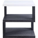 Acme Furniture Pancho 82172 End Table - Gray & White High Gloss IMAGE 1