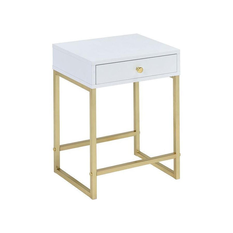 Acme Furniture Coleen Chairside Table 82298 IMAGE 2