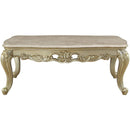 Acme Furniture Gorsedd 82440 Coffee Table - Marble & Antique White IMAGE 1