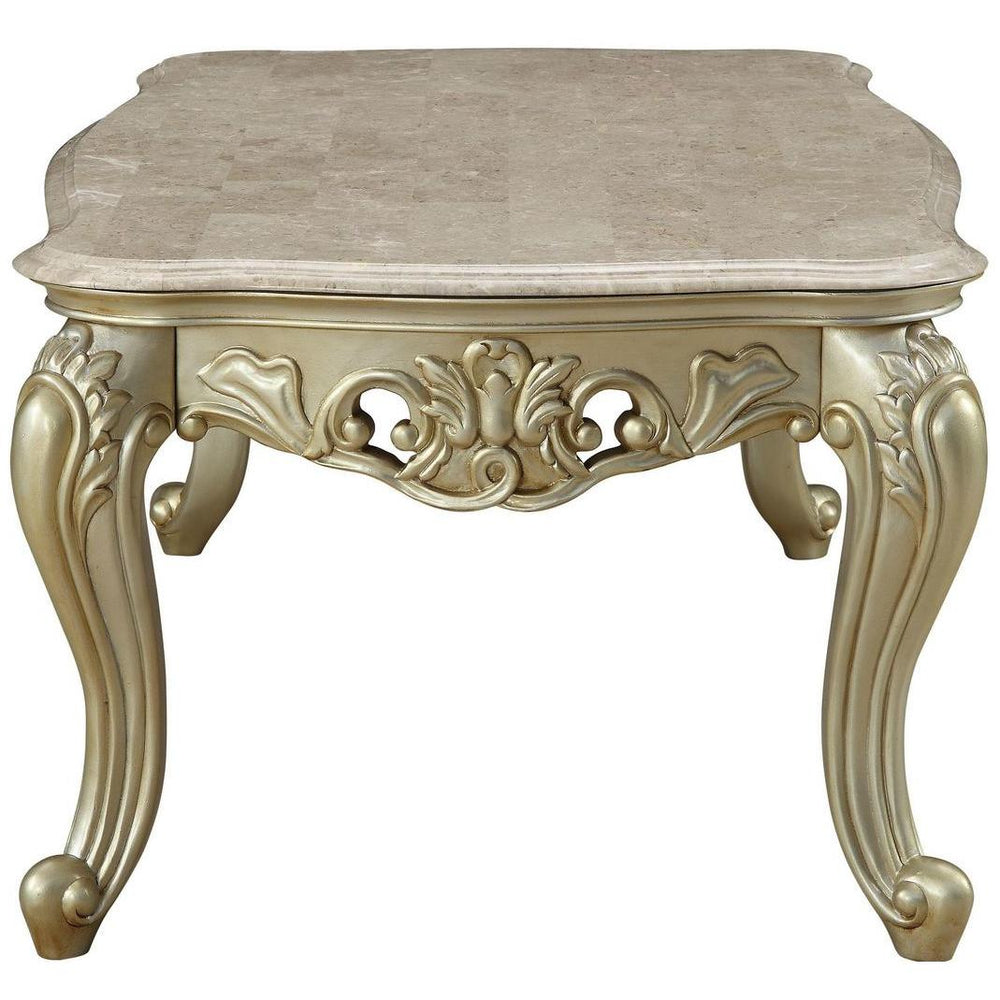 Acme Furniture Gorsedd 82440 Coffee Table with Marble Top
