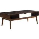 Acme Furniture Christa 82850 Coffee Table - Espresso & White IMAGE 2