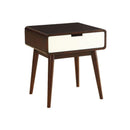 Acme Furniture Christa 82852 End Table - Espresso & White IMAGE 2
