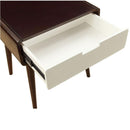 Acme Furniture Christa 82852 End Table - Espresso & White IMAGE 4