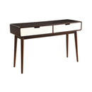 Acme Furniture Christa 82854 Sofa Table - Espresso & White IMAGE 1