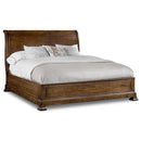 Hooker Furniture 5447-90466B Archivist King Sleigh Bed withLow Footboard IMAGE 1