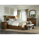  Hooker Furniture 5447-90466B Archivist King Sleigh Bed withLow Footboard IMAGE 2