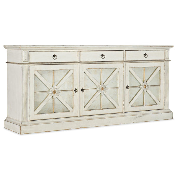 Hooker Furniture 5865-55482-02 Sanctuary Premier Console Entertainment Blanc IMAGE 1