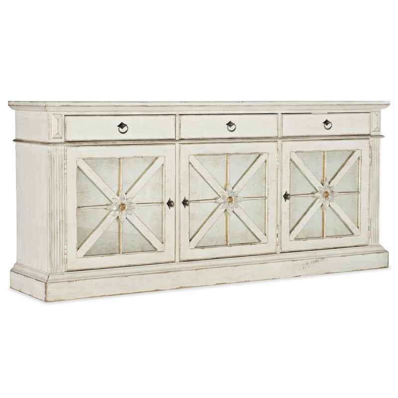 Hooker Furniture 5865-55482-02 Sanctuary Premier Console Entertainment Blanc IMAGE 1