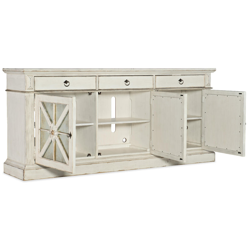 Hooker Furniture 5865-55482-02 Sanctuary Premier Console Entertainment Blanc IMAGE 2