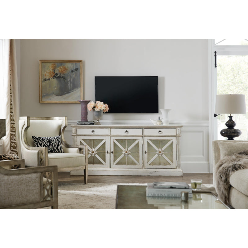 Hooker Furniture 5865-55482-02 Sanctuary Premier Console Entertainment Blanc IMAGE 5