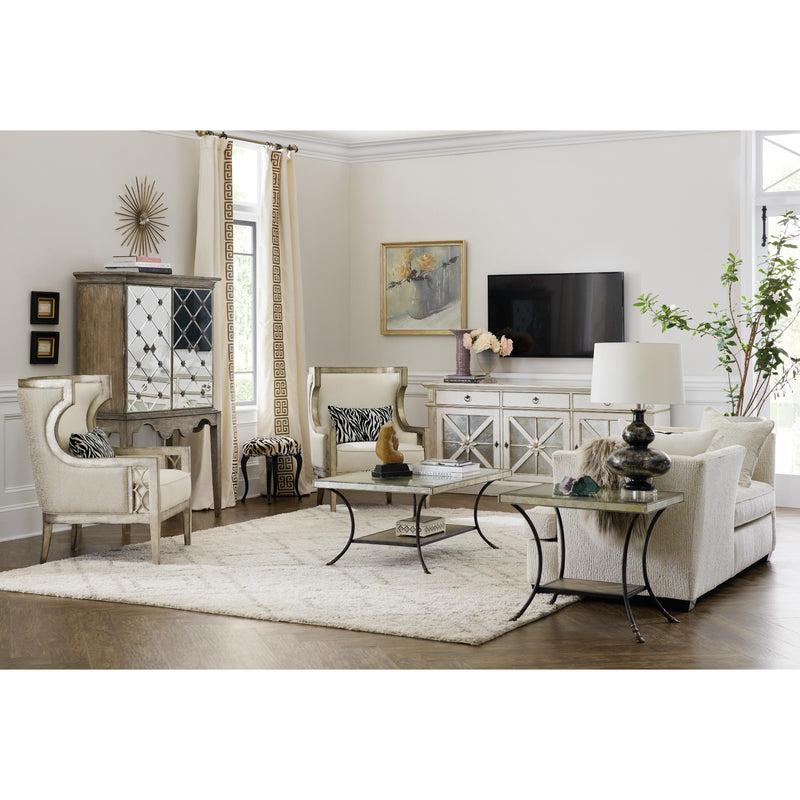 Hooker Furniture 5865-55482-02 Sanctuary Premier Console Entertainment Blanc IMAGE 6
