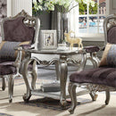 Acme Furniture Picardy 83467 End Table - Antique Platinum IMAGE 2