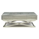 Acme Furniture Brancaster 83555 Coffee Table - Antique Oak & Aluminum IMAGE 6