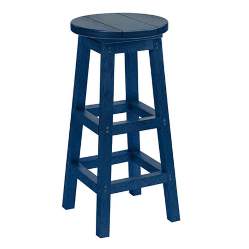 C.R. Plastic Products Generation C21-20 Bar Stool - Navy IMAGE 1