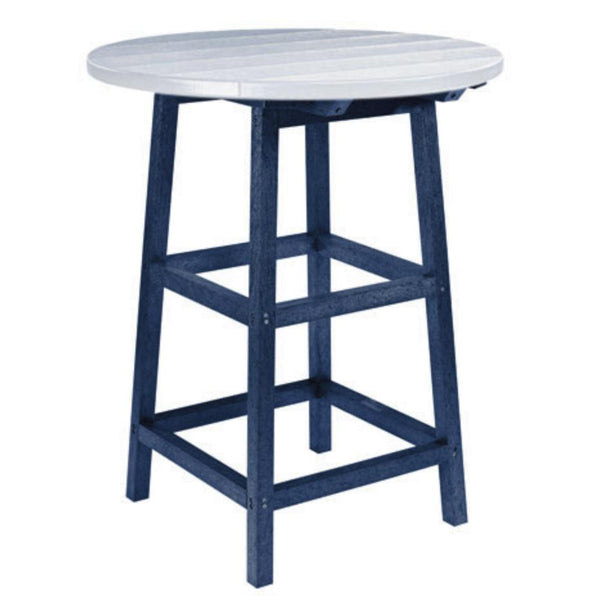 C.R. Plastic Products Generation TB03-20 Counter Table Legs - Navy IMAGE 1