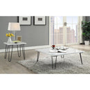 Acme Furniture Telestis 84500 Coffee Table - White & Black IMAGE 4